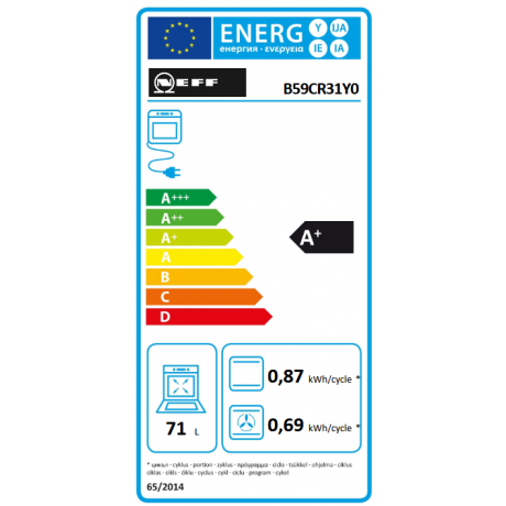 NEFF Β59CR31Y0 Εντοιχιζόμενος Φούρνος 60cm Flex Design σε 4 χρώματα NEFF Β59CR31Y0 Εντοιχιζόμενος Φούρνος 60cm Flex Design σε 4 χρώματα